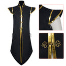 Men Medieval Waistcoat Viking Vest Vintage Sleeveless Jacket Knight Surcoat - AwwwCos