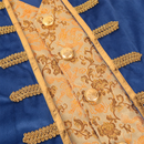 Men Movie Beauty The Beast Cosplay Costume Blue Coat Beast Prince Trench - AwwwCos