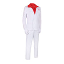 Men Movie Scarface Tony Montana Cosplay Costume White Uniform Red Shirt - AwwwCos