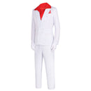Men Movie Scarface Tony Montana Cosplay Costume White Uniform Red Shirt - AwwwCos