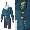 Men Movie Wicked Fiyero Boq Cosplay Costume Asymmetric Uniform - AwwwCos