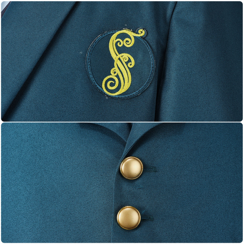 Men Movie Wicked Fiyero Boq Cosplay Costume Asymmetric Uniform - AwwwCos