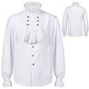 Men Pirate Vampire Prince Cosplay Costume Renaissance Victorian Medieval Gothic Shirt