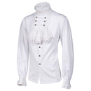 Men Pirate Vampire Prince Cosplay Costume Renaissance Victorian Medieval Gothic Shirt