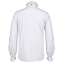 Men Pirate Vampire Prince Cosplay Costume Renaissance Victorian Medieval Gothic Shirt