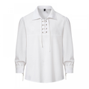 Men Pirate Vampire Renaissance Shirts Victorian Medieval Cotton Linen Blouse - AwwwCos