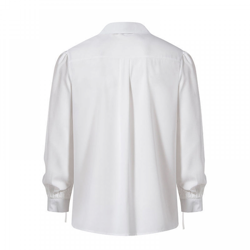 Men Pirate Vampire Renaissance Shirts Victorian Medieval Cotton Linen Blouse - AwwwCos