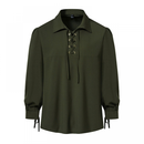 Men Pirate Vampire Renaissance Shirts Victorian Medieval Cotton Linen Blouse - AwwwCos