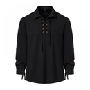 Men Pirate Vampire Renaissance Shirts Victorian Medieval Cotton Linen Blouse - AwwwCos