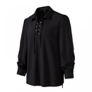 Men Pirate Vampire Renaissance Shirts Victorian Medieval Cotton Linen Blouse - AwwwCos