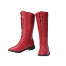 Men Renaissance Boots Medieval Cosplay Pirate Viking Tied Shoes - AwwwCos