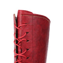 Men Renaissance Boots Medieval Cosplay Pirate Viking Tied Shoes - AwwwCos