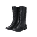 Men Renaissance Boots Medieval Cosplay Pirate Viking Tied Shoes - AwwwCos