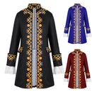 Men Renaissance Colonial Military Tailcoat 18th Century Medieval Regency Jacket - AwwwCos