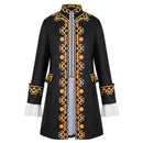 Men Renaissance Colonial Military Tailcoat 18th Century Medieval Regency Jacket - AwwwCos
