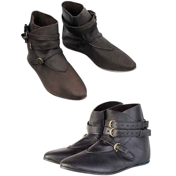 Men Renaissance Cosplay Boots Vintage Stage Pirate Viking Shoes