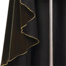 Men Renaissance Cosplay Velvet Gold Trim Cloak Medieval Court Cape - AwwwCos