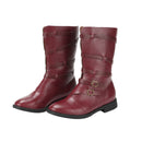 Men Renaissance Cosplay Vintage Stage Pirate Viking Buckle Shoes - AwwwCos