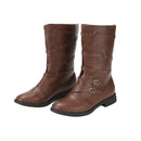 Men Renaissance Cosplay Vintage Stage Pirate Viking Buckle Shoes - AwwwCos