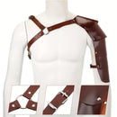 Men Renaissance Medieval Pirate Shirt Viking Belt Shawl Accessories - AwwwCos