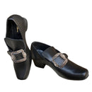 Men Shoes Loafers Shoes with Metal Square Buckle Embellishment - AwwwCos