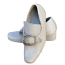 Men Shoes Loafers Shoes with Metal Square Buckle Embellishment - AwwwCos