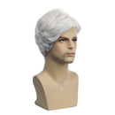 10 Kinds Men Short Wavy Synthetic Natural Side Part hair Realistic Daily Cosplay Wig