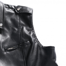 Men Slim Fit Motorcycle Leather Fashion Lapel Biker Zipper Up Outwear Vest - AwwwCos