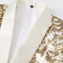 3 Kinds Men Solid Color Sequin Slim-fit Youth Collar Casual Jacket - AwwwCos