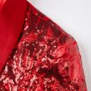 3 Kinds Men Solid Color Sequin Slim-fit Youth Collar Casual Jacket - AwwwCos