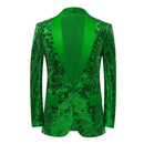 3 Kinds Men Solid Color Sequin Slim-fit Youth Collar Casual Jacket - AwwwCos