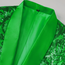 3 Kinds Men Solid Color Sequin Slim-fit Youth Collar Casual Jacket - AwwwCos