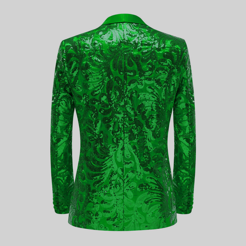 3 Kinds Men Solid Color Sequin Slim-fit Youth Collar Casual Jacket - AwwwCos