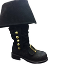 Men Steampunk Boots High Tube Pirate Cosplay Shoes Accessories - AwwwCos