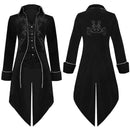 Men Steampunk Coat Victorian Literature Velvet Retro Gothic Tuxedo