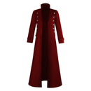Men Steampunk Gothic Tailcoat Victorian Stage Frock Uniform Coat Costume - AwwwCos