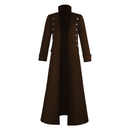 Men Steampunk Gothic Tailcoat Victorian Stage Frock Uniform Coat Costume - AwwwCos