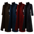 Men Steampunk Gothic Tailcoat Victorian Stage Frock Uniform Coat Costume - AwwwCos