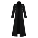 Men Steampunk Gothic Tailcoat Victorian Stage Frock Uniform Coat Costume - AwwwCos