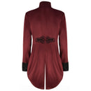 Men Steampunk Jacket Victorian Literature High Collar Retro Gothic Tuxedo