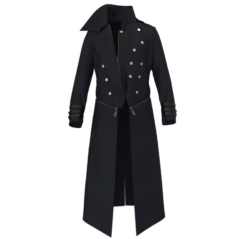 Men Steampunk Tailcoat Victorian Renaissance Gothic Vintage Costume