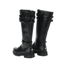 Men Tall Boots Medieval Renaissance Black Pirate Cosplay Shoes - AwwwCos