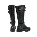 Men Tall Boots Medieval Renaissance Black Pirate Cosplay Shoes - AwwwCos