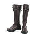 Men Tall Boots Medieval Renaissance Black Pirate Cosplay Shoes - AwwwCos