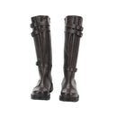 Men Tall Boots Medieval Renaissance Black Pirate Cosplay Shoes - AwwwCos