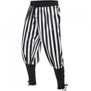 Men Viking Pirate Cosplay Renaissance Medieval Striped Short Pants