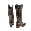 Men Western Cowboy Cosplay Shoes Wide Calf Knee High Embroidered Cowgirl Boots - AwwwCos