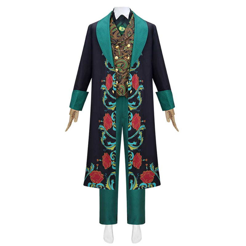 Men Wicked The Wizard of Oz‌ Cosplay Costume Baroque Printed Uniform - AwwwCos