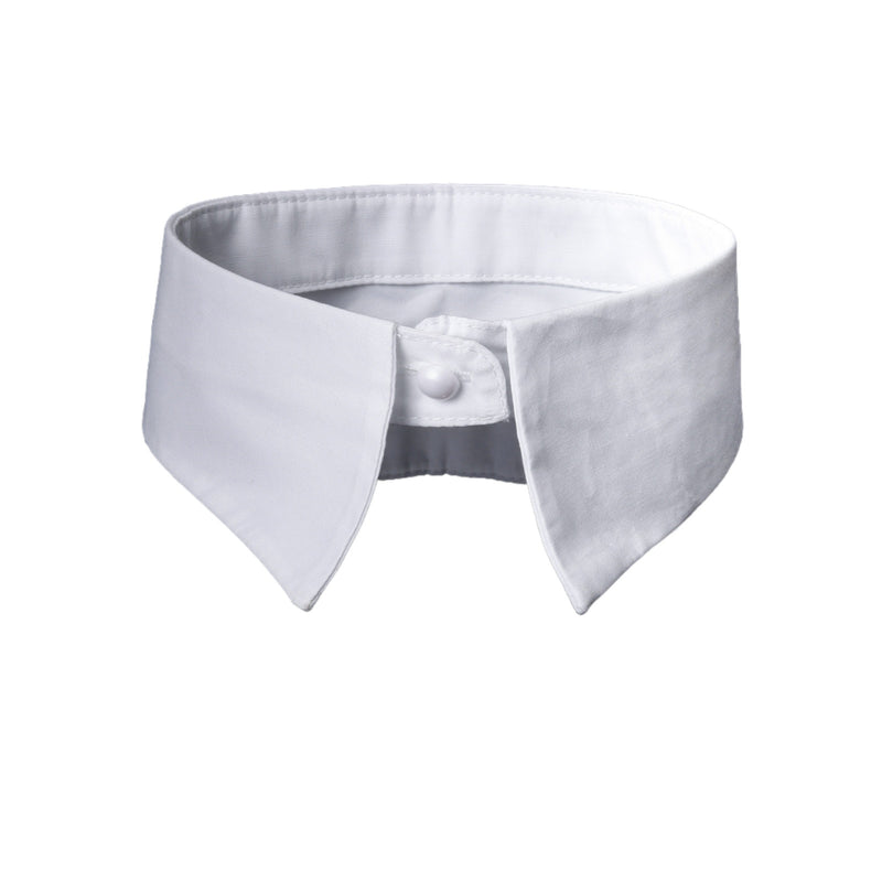 Men Women Cosplay Accessory Fake Shirt Collar Wrist Cuffs for Wedding Party - AwwwCos