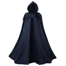 Men Women Renaissance Hooded Cape Medieval Viking Cosplay Costume Cloak